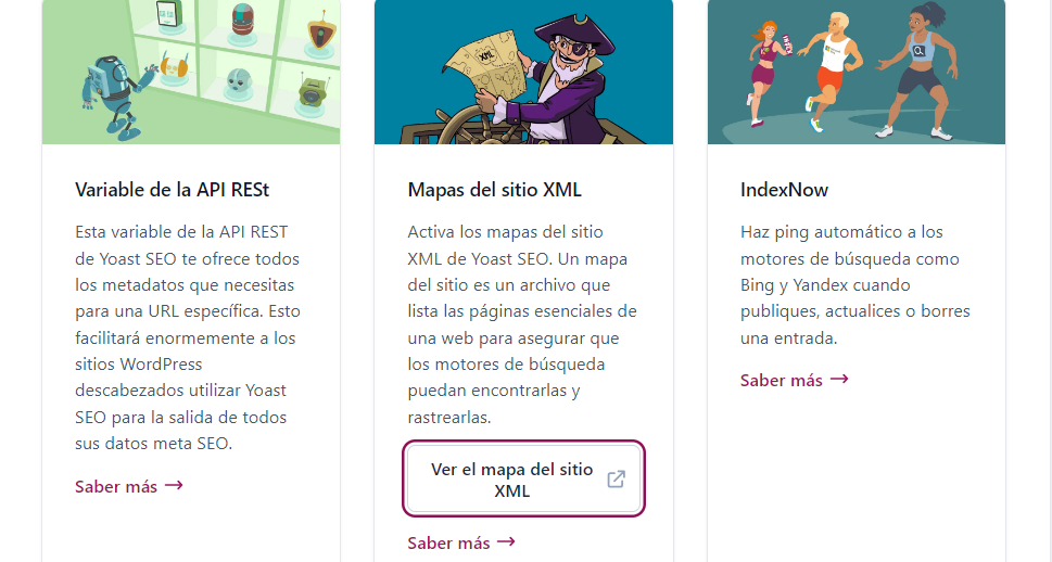 Ver mapa del sitio XML